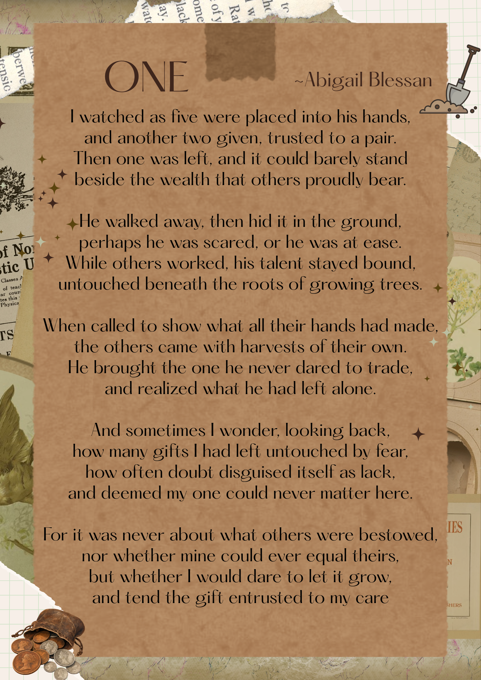 Abigail Blessan - Poem